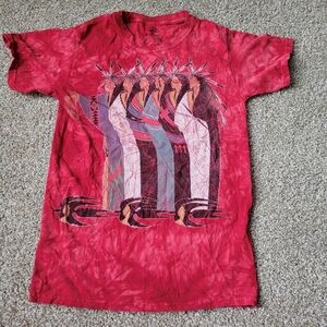 The Mountain Red Cotton T-Shirt